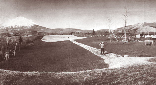 昭和34年オープン当時の富士コース１番